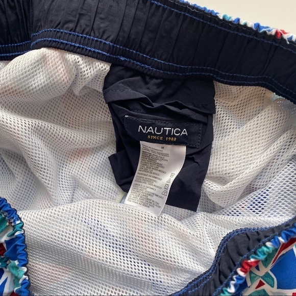 Nautica Men’s Colorful Abstract Swim Trunks - Picture 7 of 7